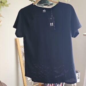 Bran New Under Armor Breathelux Tee Open Back Mesh L